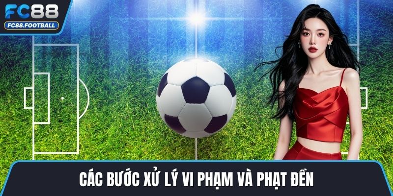 Các bước xử lý vi phạm và phạt đền